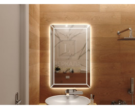 Зеркало с ЛЕД подсветкой в ванную комнату Лайн